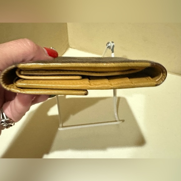 Celine Wallet Bifold Mcadam Brown PVC Leather - Picture 4 of 12